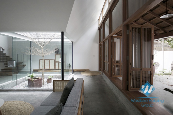 Artisan villa with unique design for rent on To Ngoc Van, Tay Ho